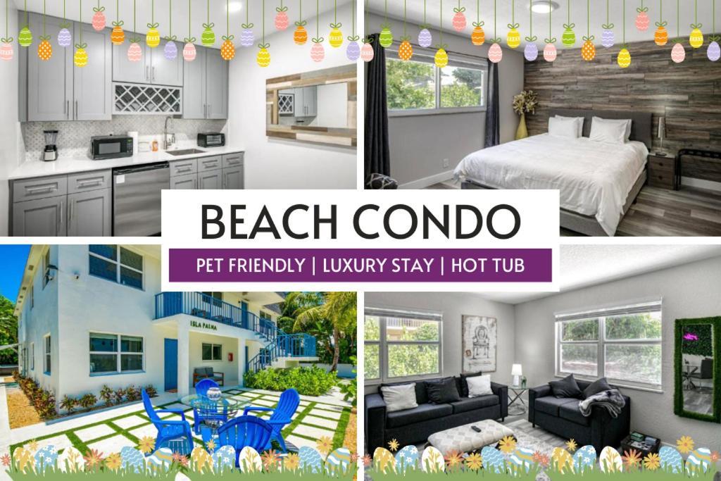 Dog Friendly Condo With Beach Access, Hot Tub, Firepit Уест Палм Бийч Екстериор снимка